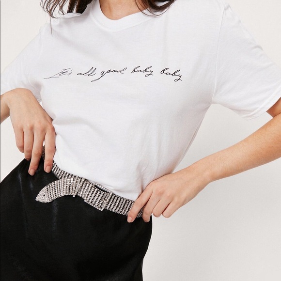 Nasty Gal Tops - 🦋5/20$🦋 Nasty Gal “It’s all good baby baby” graphic oversized t
